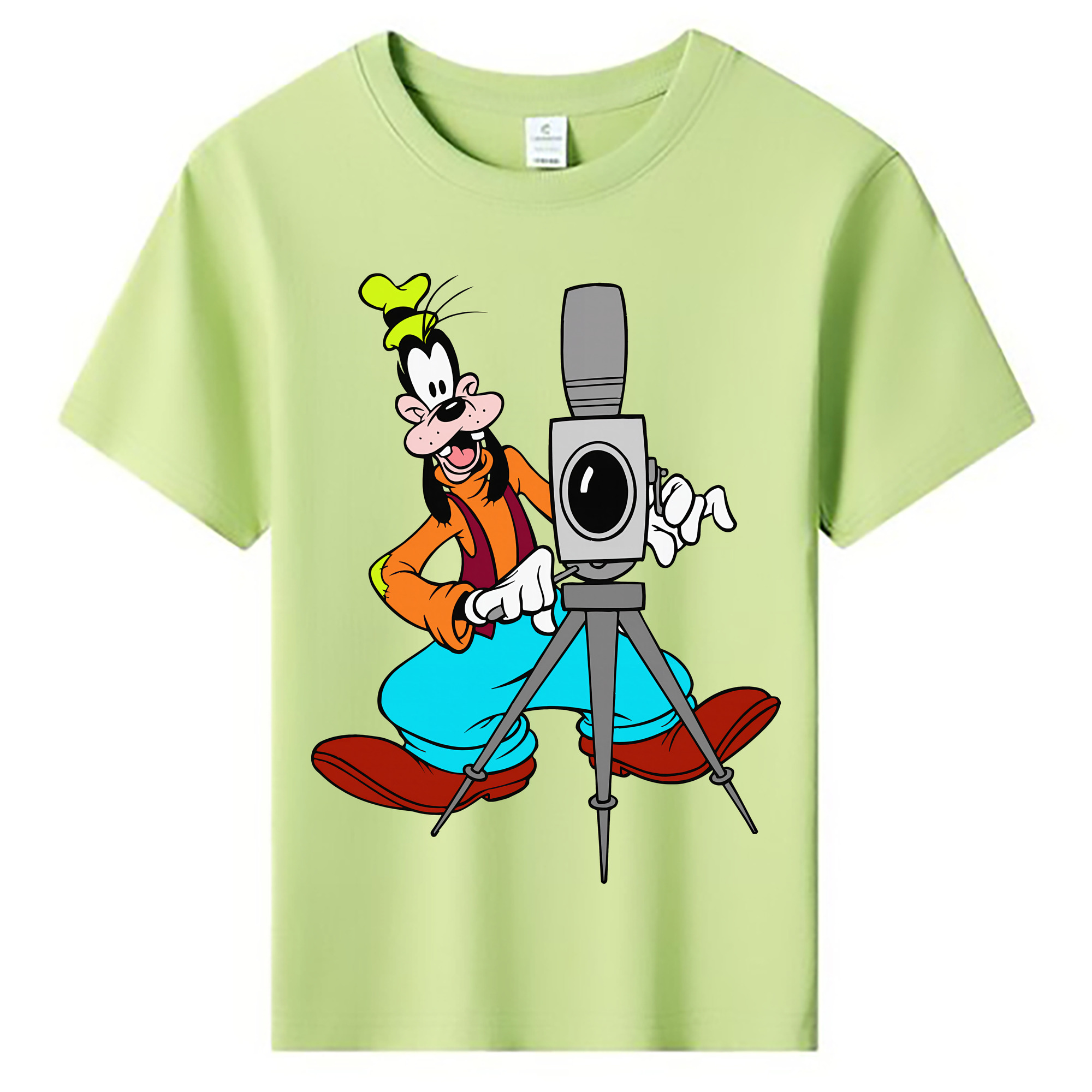 （画像用） ミッキーマウス Mickey Mouse 綿100％キッズTシャツ（フロントプリント）